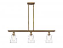  516-3I-BB-G392 - Ellery - 3 Light - 36 inch - Brushed Brass - Cord hung - Island Light