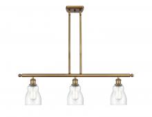  516-3I-BB-G394 - Ellery - 3 Light - 36 inch - Brushed Brass - Cord hung - Island Light