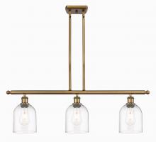  516-3I-BB-G558-6CL - Bella - 3 Light - 36 inch - Brushed Brass - Cord hung - Island Light