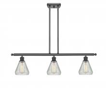  516-3I-BK-G275 - Conesus - 3 Light - 36 inch - Matte Black - Cord hung - Island Light