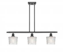  516-3I-BK-G402 - Niagara - 3 Light - 36 inch - Matte Black - Cord hung - Island Light