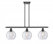  516-3I-OB-G124-8 - Athens - 3 Light - 36 inch - Oil Rubbed Bronze - Cord hung - Island Light