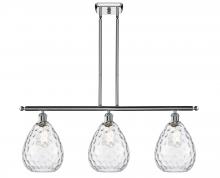  516-3I-PC-G372 - Waverly - 3 Light - 36 inch - Polished Chrome - Cord hung - Island Light