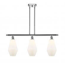  516-3I-PC-G651-7 - Cindyrella - 3 Light - 36 inch - Polished Chrome - Cord hung - Island Light