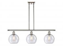  516-3I-PN-G124-8 - Athens - 3 Light - 36 inch - Polished Nickel - Cord hung - Island Light