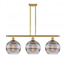  516-3I-SG-G556-10SM - Rochester - 3 Light - 37 inch - Satin Gold - Cord hung - Island Light