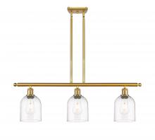  516-3I-SG-G558-6CL - Bella - 3 Light - 36 inch - Satin Gold - Cord hung - Island Light