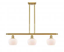  516-3I-SG-G91 - Fenton - 3 Light - 36 inch - Satin Gold - Cord hung - Island Light