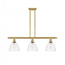  516-3I-SG-GBD-752 - Bristol - 3 Light - 36 inch - Satin Gold - Cord hung - Island Light