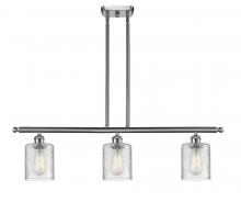  516-3I-SN-G112 - Cobbleskill - 3 Light - 36 inch - Brushed Satin Nickel - Cord hung - Island Light