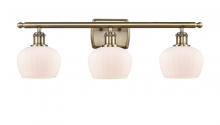  516-3W-AB-G91 - Fenton - 3 Light - 27 inch - Antique Brass - Bath Vanity Light