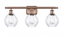  516-3W-AC-G362 - Waverly - 3 Light - 26 inch - Antique Copper - Bath Vanity Light