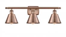  516-3W-AC-M8 - Smithfield - 3 Light - 27 inch - Antique Copper - Bath Vanity Light