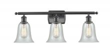  516-3W-BK-G2812 - Hanover - 3 Light - 26 inch - Matte Black - Bath Vanity Light