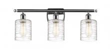  516-3W-PC-G1113 - Cobbleskill - 3 Light - 25 inch - Polished Chrome - Bath Vanity Light