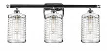  516-3W-PC-M18-PC - Nestbrook - 3 Light - 25 inch - Polished Chrome - Bath Vanity Light