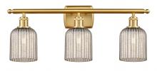  516-3W-SG-G559-5ME - Bridal Veil - 3 Light - 25 inch - Satin Gold - Bath Vanity Light