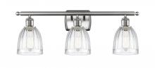  516-3W-SN-G442 - Brookfield - 3 Light - 26 inch - Brushed Satin Nickel - Bath Vanity Light