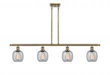  516-4I-AB-G104 - Belfast - 4 Light - 48 inch - Antique Brass - Cord hung - Island Light