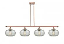  516-4I-AC-G249 - Gorham - 4 Light - 48 inch - Antique Copper - Cord hung - Island Light