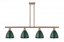  516-4I-AC-MBD-75-GR - Plymouth - 4 Light - 48 inch - Antique Copper - Cord hung - Island Light