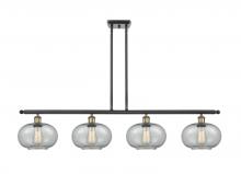  516-4I-BAB-G247 - Gorham - 4 Light - 48 inch - Black Antique Brass - Cord hung - Island Light