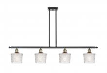  516-4I-BAB-G402 - Niagara - 4 Light - 48 inch - Black Antique Brass - Cord hung - Island Light