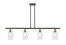  516-4I-BAB-G802 - Clymer - 4 Light - 48 inch - Black Antique Brass - Cord hung - Island Light