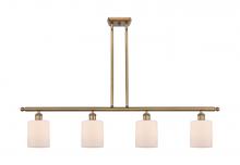  516-4I-BB-G111 - Cobbleskill - 4 Light - 48 inch - Brushed Brass - Cord hung - Island Light