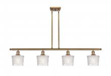  516-4I-BB-G402 - Niagara - 4 Light - 48 inch - Brushed Brass - Cord hung - Island Light