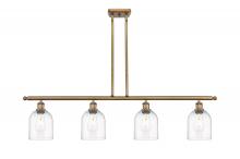  516-4I-BB-G558-6CL - Bella - 4 Light - 48 inch - Brushed Brass - Cord hung - Island Light