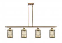  516-4I-BB-M18-BB - Nestbrook - 4 Light - 48 inch - Brushed Brass - Multi Pendant