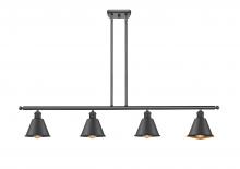  516-4I-BK-M8 - Smithfield - 4 Light - 48 inch - Matte Black - Cord hung - Island Light