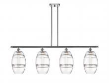  516-4I-PC-G557-8CL - Vaz - 4 Light - 48 inch - Polished Chrome - Cord hung - Island Light