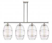  516-4I-PN-G557-10CL - Vaz - 4 Light - 48 inch - Polished Nickel - Cord hung - Island Light