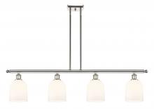  516-4I-PN-G558-6GWH - Bella - 4 Light - 48 inch - Polished Nickel - Cord hung - Island Light