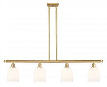  516-4I-SG-G558-6GWH - Bella - 4 Light - 48 inch - Satin Gold - Cord hung - Island Light