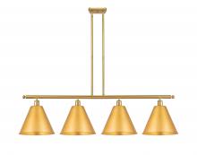  516-4I-SG-MBC-12-SG - Berkshire - 4 Light - 50 inch - Satin Gold - Cord hung - Island Light