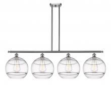  516-4I-SN-G556-12CL - Rochester - 4 Light - 50 inch - Brushed Satin Nickel - Cord hung - Island Light