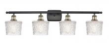  516-4W-BAB-G402 - Niagara - 4 Light - 37 inch - Black Antique Brass - Bath Vanity Light