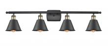  516-4W-BAB-M8 - Smithfield - 4 Light - 37 inch - Black Antique Brass - Bath Vanity Light