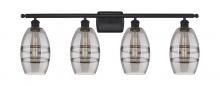  516-4W-BK-G557-6SM - Vaz - 4 Light - 36 inch - Matte Black - Bath Vanity Light