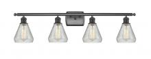  516-4W-OB-G275 - Conesus - 4 Light - 36 inch - Oil Rubbed Bronze - Bath Vanity Light