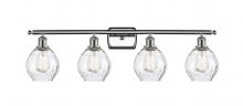  516-4W-PC-G362 - Waverly - 4 Light - 36 inch - Polished Chrome - Bath Vanity Light