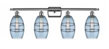  516-4W-PC-G557-6BL - Vaz - 4 Light - 36 inch - Polished Chrome - Bath Vanity Light