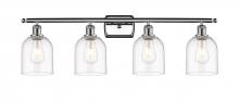  516-4W-PC-G558-6CL - Bella - 4 Light - 36 inch - Polished Chrome - Bath Vanity Light