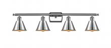  516-4W-PC-M8 - Smithfield - 4 Light - 37 inch - Polished Chrome - Bath Vanity Light