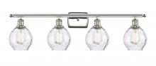  516-4W-PN-G362 - Waverly - 4 Light - 36 inch - Polished Nickel - Bath Vanity Light