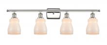  516-4W-PN-G391 - Ellery - 4 Light - 35 inch - Polished Nickel - Bath Vanity Light