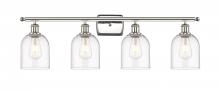  516-4W-PN-G558-6CL - Bella - 4 Light - 36 inch - Polished Nickel - Bath Vanity Light